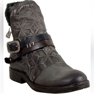 A.S98 Isha Calfskin Leather Booties